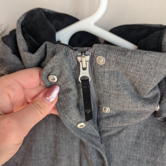 Obermeyer Tuscany Insulated Jacket - Women's - CHarcoal Size 8 - EUC Ski Jacket - Picture 7 of 16